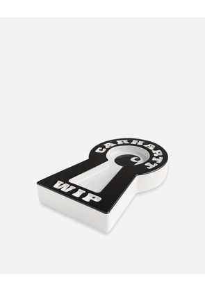 Locked Cone Incense Holder White / Black