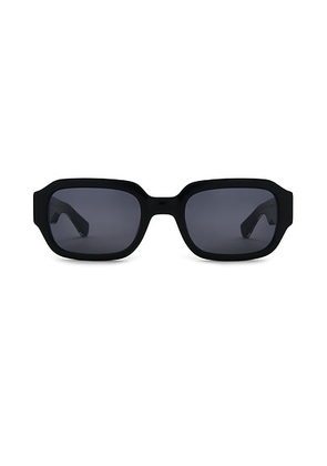 MESSYWEEKEND Downey Reveal Sunglasses in Black & Grey - Black. Size all.