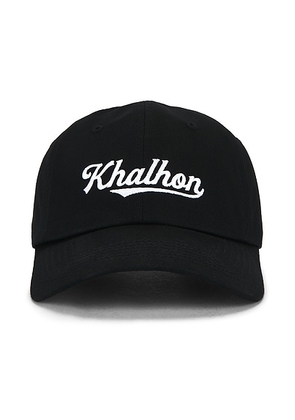 Khalhon Logo Ball Cap in Black - Black. Size all.