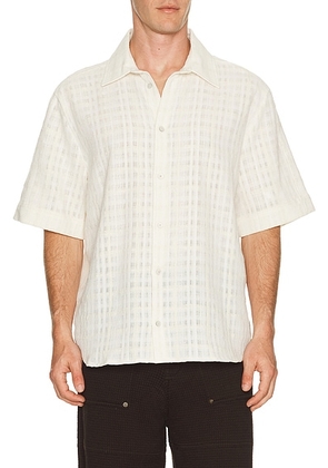 Won Hundred Daniel Shirt in Cannoli Cream - Cream. Size S (also in M, L, XL/1X).