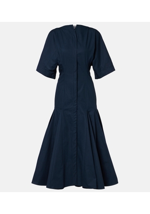 Jacquemus Moisson cotton poplin midi dress