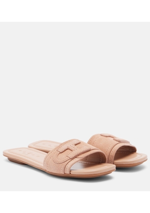Hogan H685 suede slides