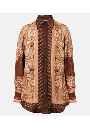 Zimmermann Luna paisley silk shirt