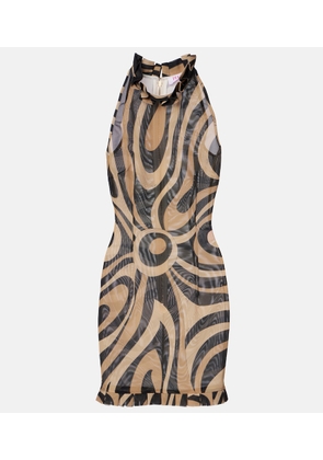 Pucci Marmo ruffled minidress