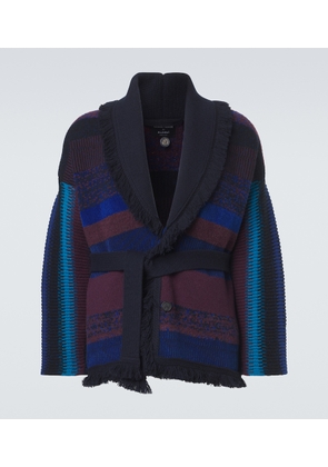 Giorgio Armani x Alanui cashmere-blend cardigan