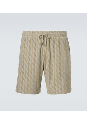 Frescobol Carioca Augusto jacquard terry Bermuda shorts