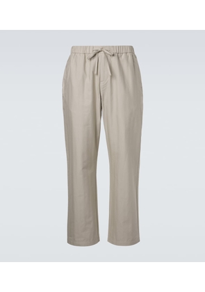 Frescobol Carioca Rocha cotton twill wide-leg pants