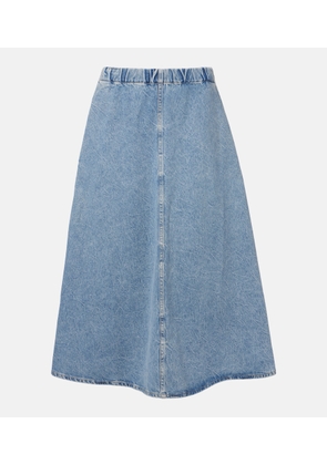 Agolde x Maria McManus denim midi skirt