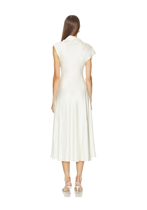 Camila Coelho Ondina Midi Dress in Ivory. Size L. Also in XS, XXS, S, M, XL.
