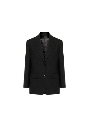 Prada Black Virgin Wool Blazer - 36