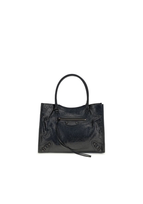 Balenciaga Black Lamb Ovis Aries Aries Shoulder Bag