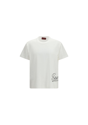 Gucci White Cotton T-Shirt - M