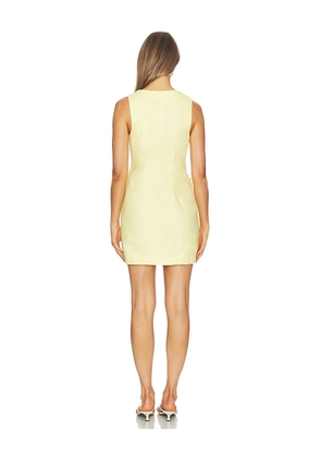 Cala de la Cruz Rhoda Dress in Lemon. Size XS. Also in S, M, L, XL.