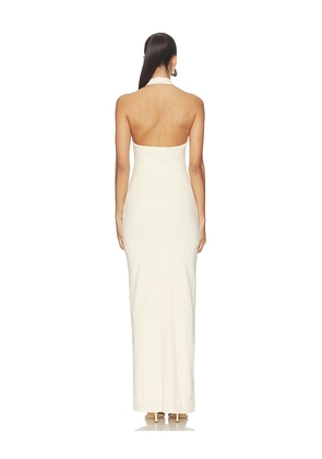 ALL THE WAYS Mattie Maxi Dress in Cream. Size XS. Also in S, M, L, XL.