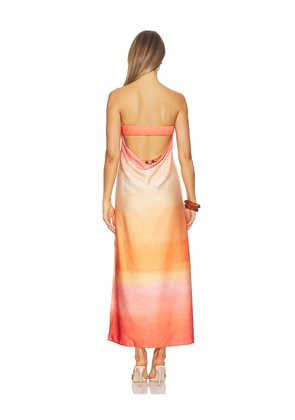 Baobab Lola Maxi Dress in Orange. Size XS. Also in S, XL.