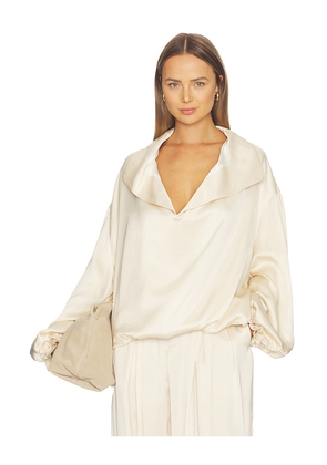 Aya Muse Lumara Top in Cream. Size XS. Also in S, M, L.