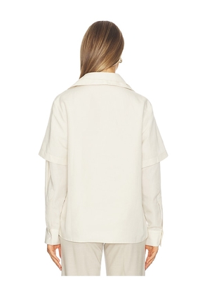 Aya Muse Nola Top in Cream. Size XS. Also in S, M, L.