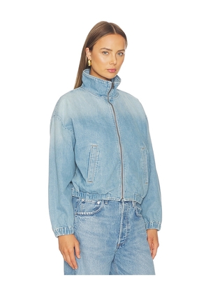 Citizens of Humanity Bubble Bomber Jacket in Blue. Size XS. Also in S, M, L, XL.