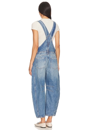 Free People x We The Free Good Luck Overall in Denim-Medium. Size XS. Also in S, M, L.