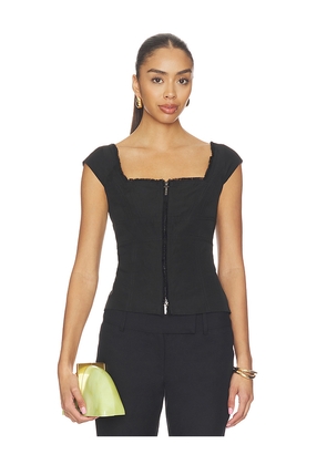 Cult Gaia Celestia Top in Black. Size 00. Also in 0, 2, 4, 6, 10, 12.