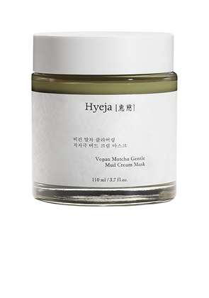 Hyeja Vegan Matcha Gentle Mud Cream Mask in Beauty: NA.