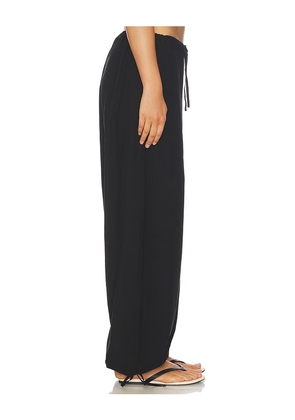 COTTON CITIZEN The Santorini Drawstring Pant in Black. Size XS. Also in S, L.
