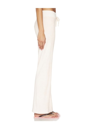 Bobi Comfort Waist Skinny Flare Pant in Pink. Size XS. Also in S, M, L, XL.
