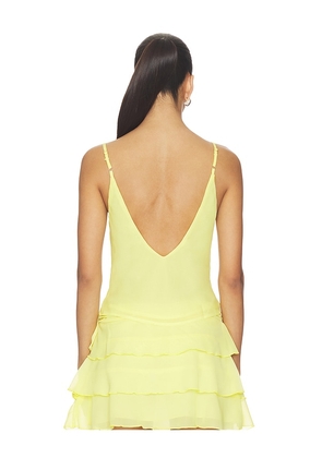 Bella Venice The Sila Top in Yellow. Size XS. Also in L, S.