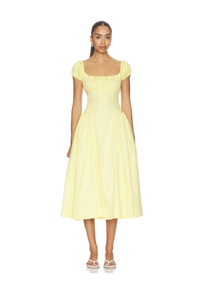 ASTR the Label Adilene Dress in Yellow. Size XS. Also in S, M, L, XL.