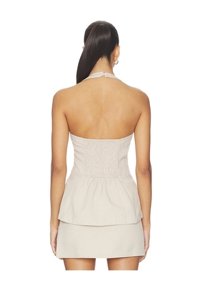 ASTR the Label Cithara Top in Tan. Size XS. Also in L, M, S, XL.