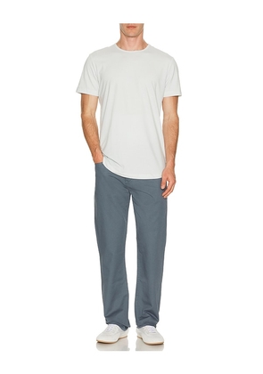 Cuts Curve Hem Tee in Baby Blue. Size S. Also in M, L, XL/1X, XXL/2X.