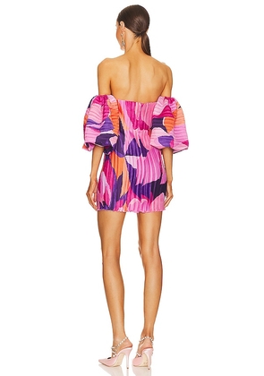 L'IDEE Sirene Mini Dress in Pink. Size 8/S. Also in 6/XS.