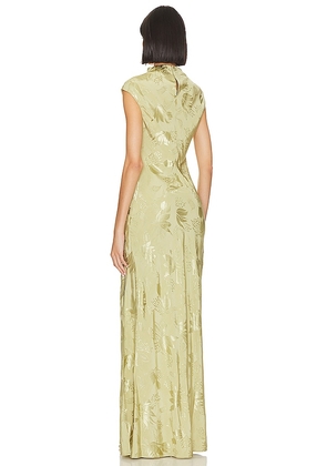 L'Academie Avalon Maxi Dress in Sage. Size S. Also in XXS, XL.