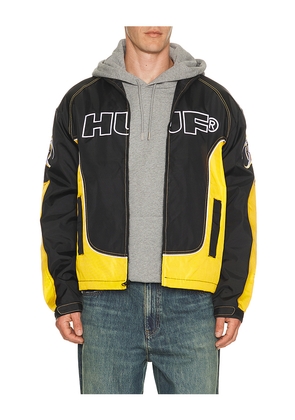 HUF Sector Jacket in Black. Size S. Also in M, L, XL/1X.