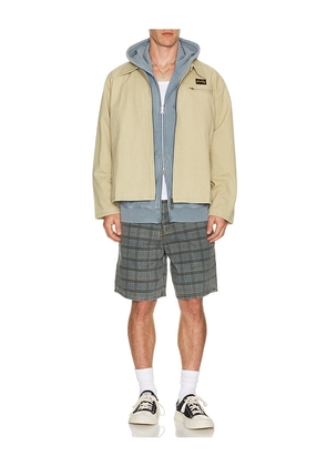 HUF Pacific Wash Full Zip Hoodie in Blue. Size S. Also in M, L, XL/1X.