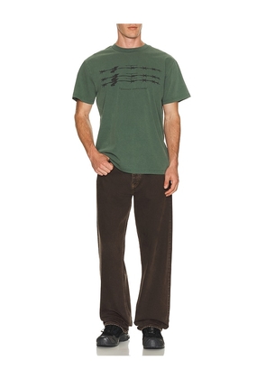 FORMER Primal T-Shirt in Green. Size S. Also in M, L, XL/1X.