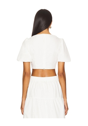 MORE TO COME Braline Top in White. Size L. Also in XXS, XS, S, M.