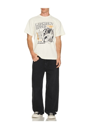 Midnight Rodeo American Exxtasy Tee in Cream. Size S. Also in L, M, XL/1X, XXL/2X.