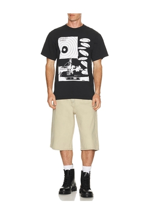 Midnight Rodeo Record Tee in Black. Size S. Also in L, M, XL/1X.