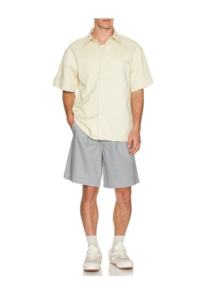 Metalwood Studio Trophy Short in Grey. Size 32. Also in 30, 34.