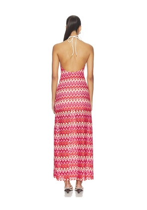 Maaji Wine Bloom Helsie Dress in Red,Pink. Size S. Also in M, L.