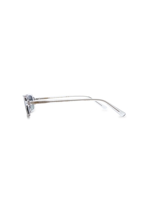 MESSYWEEKEND Milo Sunglasses in White.
