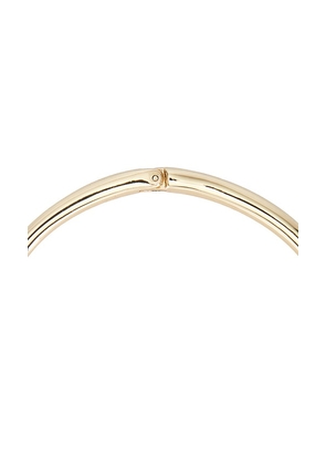 Lovers and Friends Addison Choker in Metallic Gold.