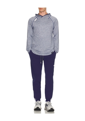 Legends Enzo Long Sleeve Tee Hoodie in Blue. Size S. Also in M, L, XL/1X.