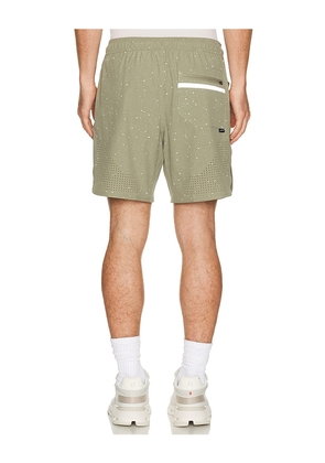 Legends Luka HD 7 Lined Short in Olive. Size S. Also in M, L, XL/1X.