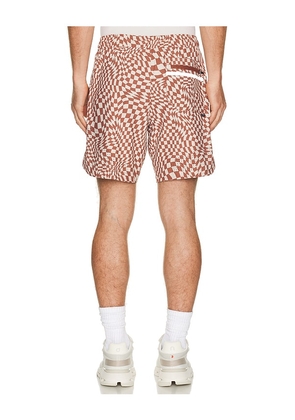 Legends Luka 7 Lined Short in Brown. Size S. Also in M, L, XL/1X.