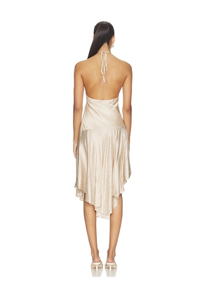 Lovers and Friends Margo Mini Dress in Brown,Beige. Size XXS. Also in M, XL.
