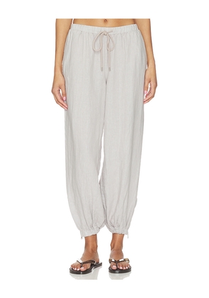 L'AGENCE Mariko Jogger With Zipper in Grey. Size XS. Also in S, M, L.