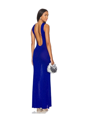 Runaway The Label Adriana Maxi Dress in Royal. Size XS. Also in S, M, L, XL/1X.