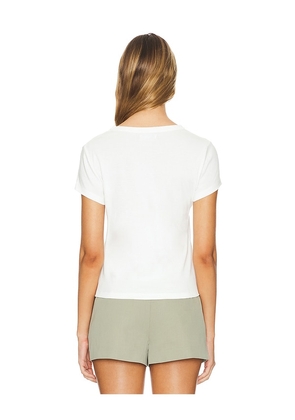 St. Agni Organic Cotton Baby Tee in White. Size S. Also in XS.